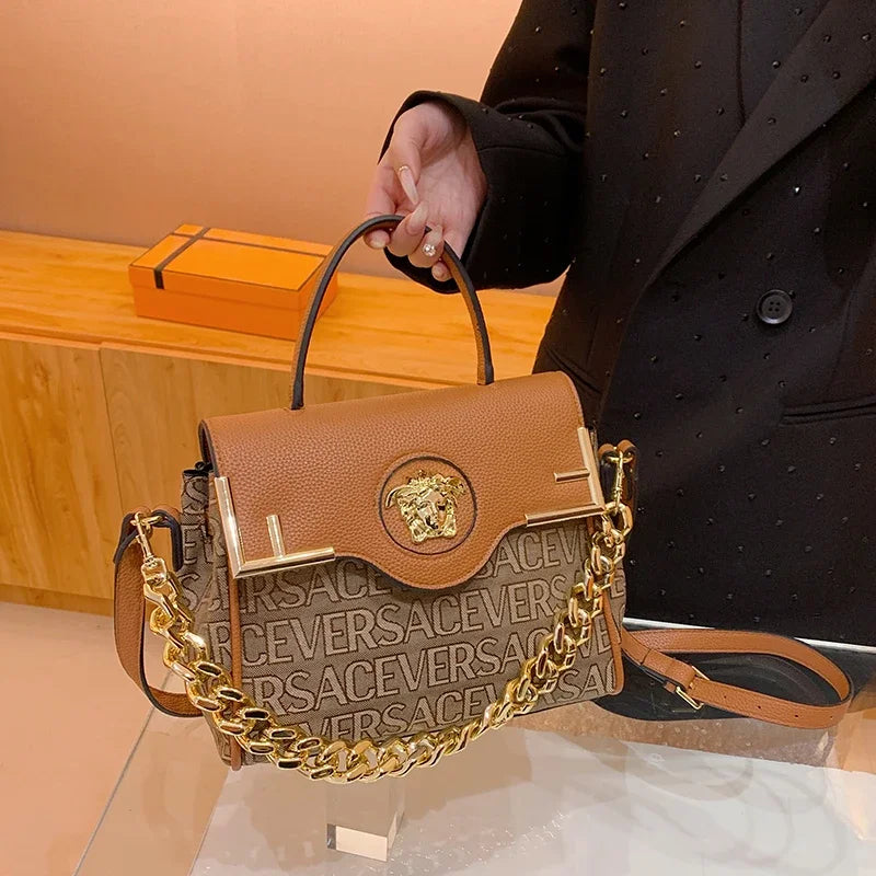Luxury Brand Famous Designer Women Handbag Leather Shoulder Bag Crossbody Elegant Durable Accessory