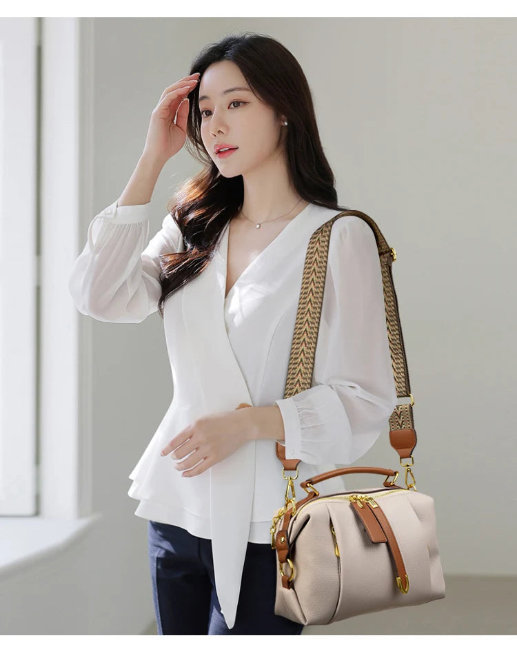 Luxury Designer Leather Shoulder Crossbody Bags for Women 2025 High Quality Ladies Fashion Handbags Female Messenger Sac A Main