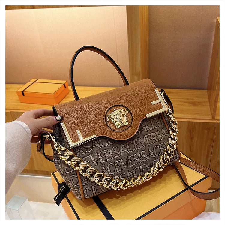 Luxury Brand Famous Designer Women Handbag Leather Shoulder Bag Crossbody Elegant Durable Accessory