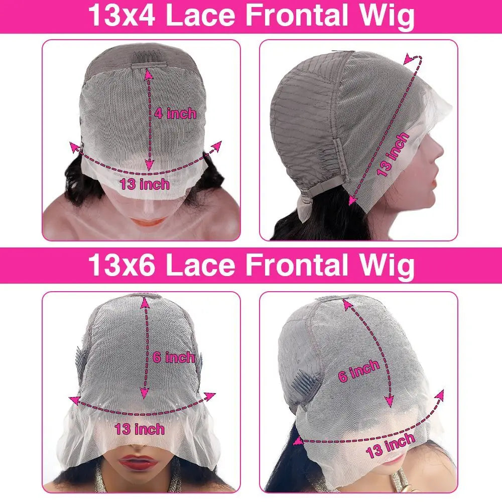 P4/27 Highlight Straight Honey Blonde 13x6 HD Lace Frontal Human Hair Wigs 200 Density 46 Inch Human Hair Wigs For Women