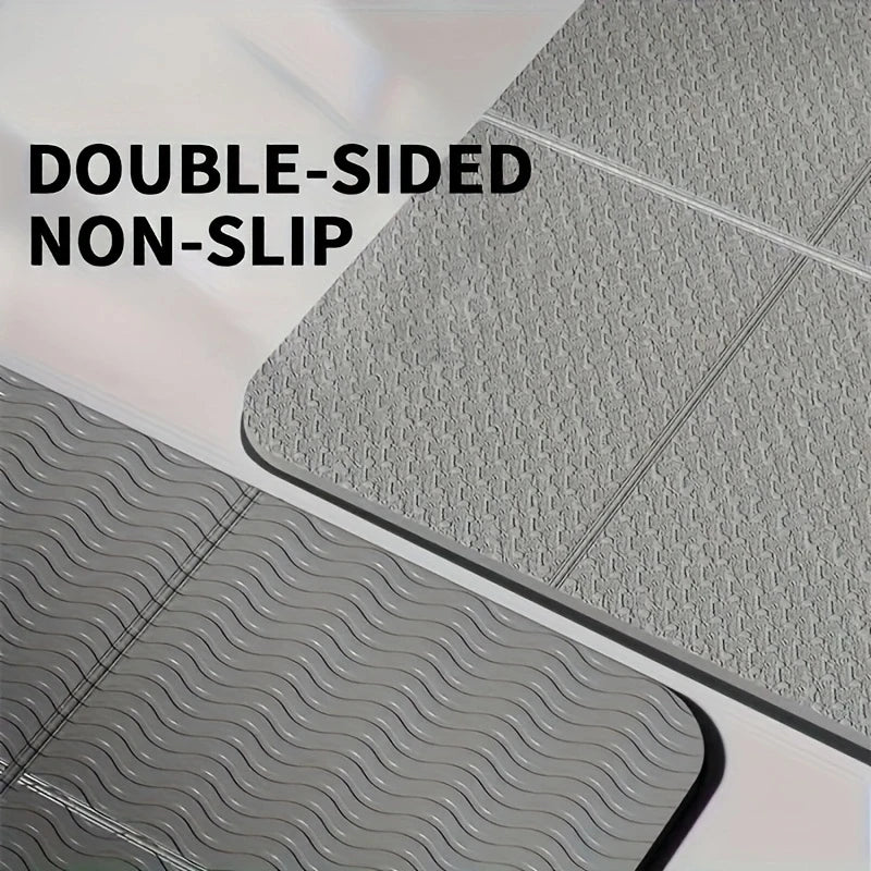 Foldable Yoga Mat Mute Eco Friendly Folding Travel Fitness Exercise Double Sided Non-Slip For Pilates & Floor Workouts Dance