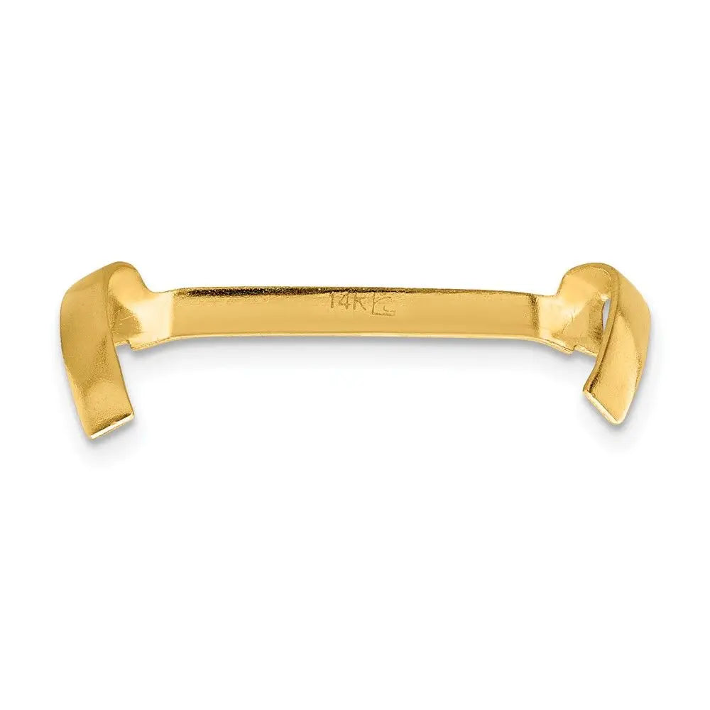 14k Yellow Gold Mens Fine Ring Guard