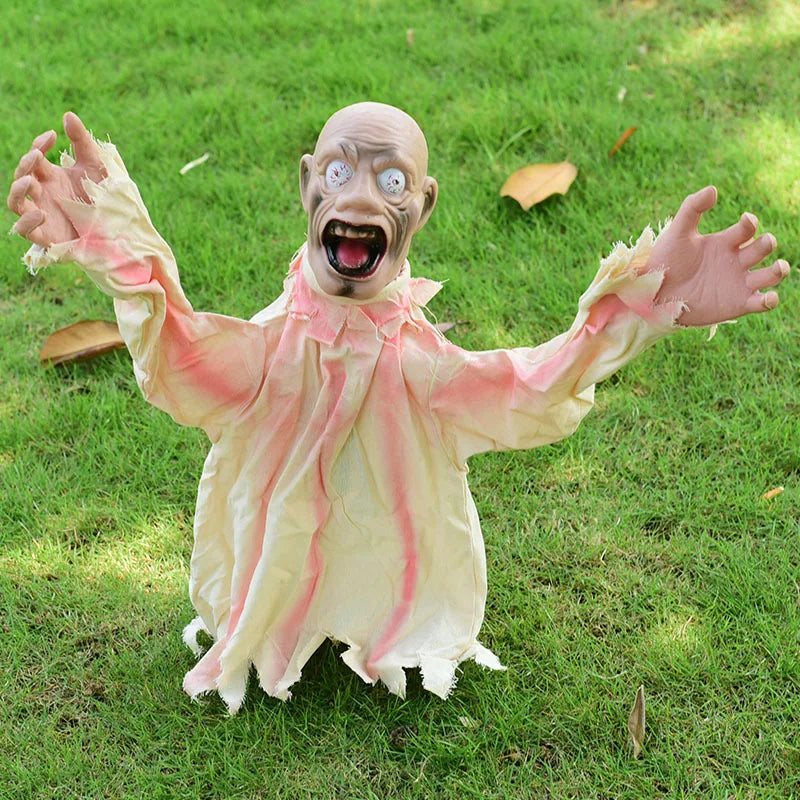 Halloween Horror Decoration Swing Ghost Amazon's New Best-selling Voice-controlled Decoration Scary Prop