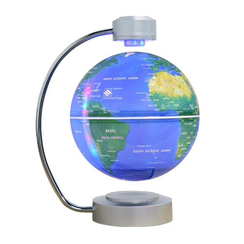 High-tech 8 Inch Magnetic Levitation Globe With LED Light Electronic Floating Globe for Child Home Bedroom decor Christmas gifts