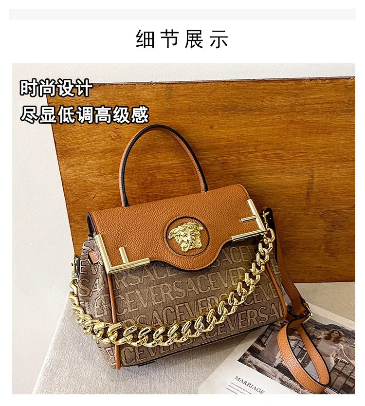 Luxury Brand Famous Designer Women Handbag Leather Shoulder Bag Crossbody Elegant Durable Accessory