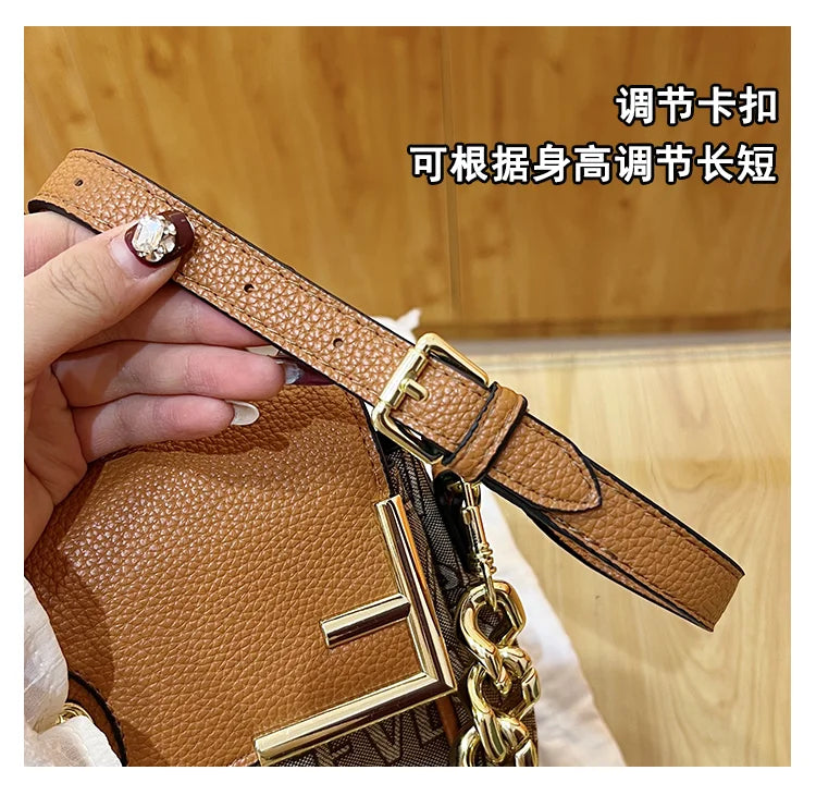 Luxury Brand Famous Designer Women Handbag Leather Shoulder Bag Crossbody Elegant Durable Accessory