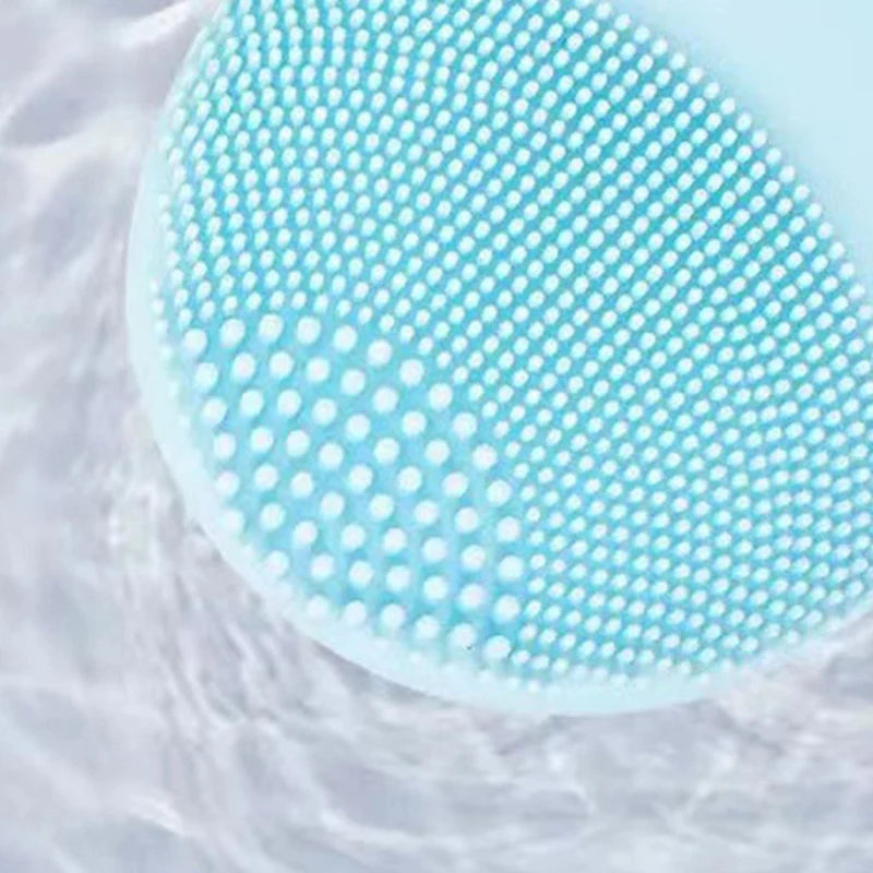 Facial Brush Acoustic Exfoliation Facial Brush Electric Facial Washer Waterproof Electric Silicone Facial Cleanser Massager
