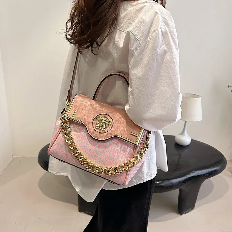 Luxury Brand Famous Designer Women Handbag Leather Shoulder Bag Crossbody Elegant Durable Accessory