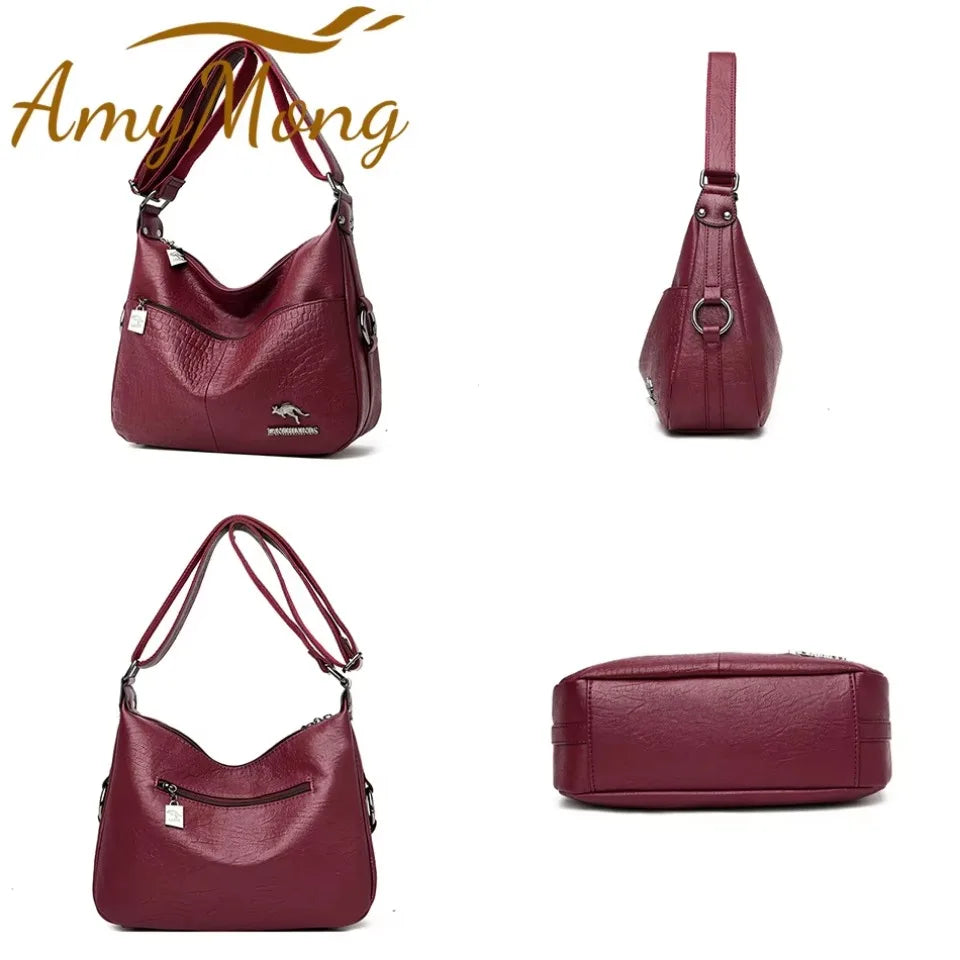 Luxury Designer Handbag Purses High Quality Leather Crossbody Messenger Bags for Women New Shoulder Bags Ladies Sac A Mian