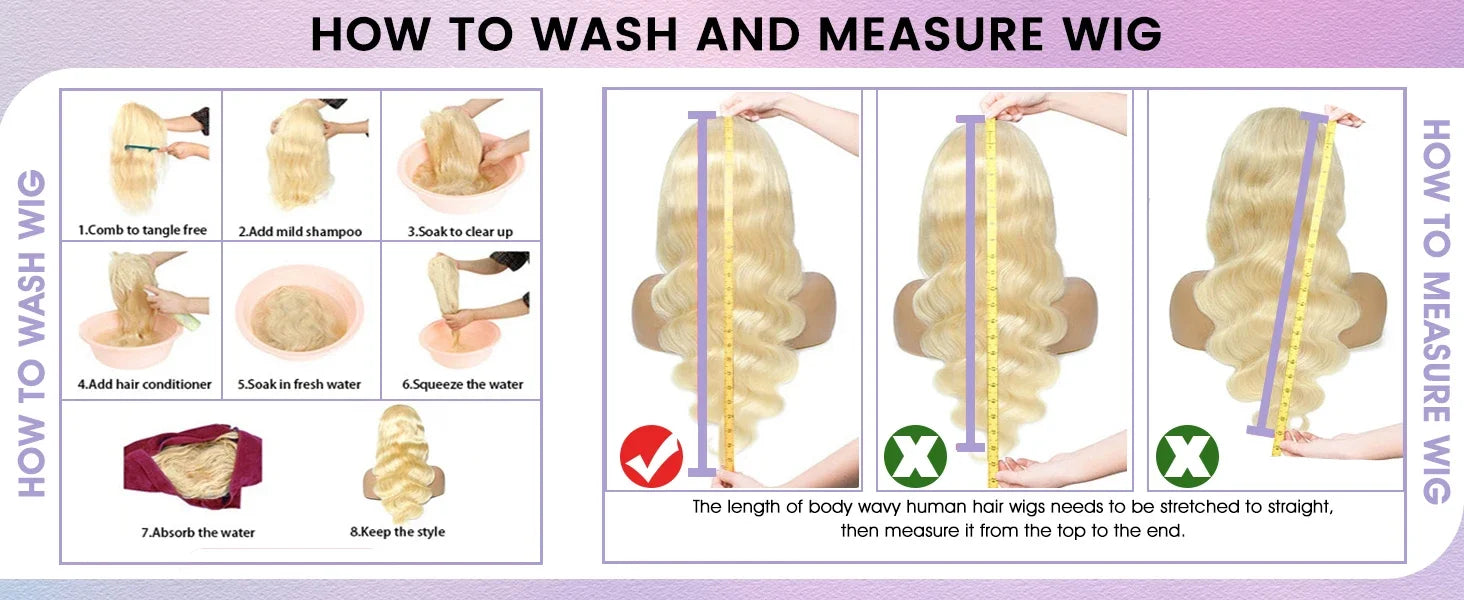 30 40 42Inch Blonde Body Wave Lace Front Wig 13x4 13x6 Human Hair Wig 613 Pre Plucked HD Transparent Lace Frontal Wigs For Women