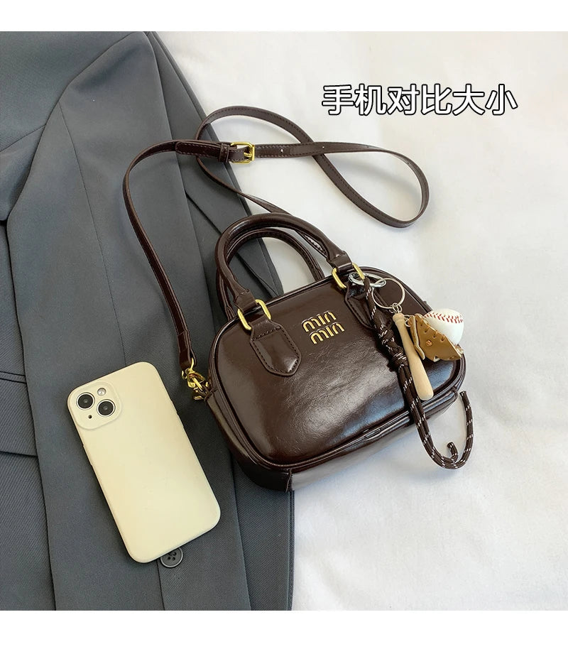 Luxury Women's Shoulder Bag, Leather Crossbody Bag For Ladies With Famous Designer Elegant Practical Design