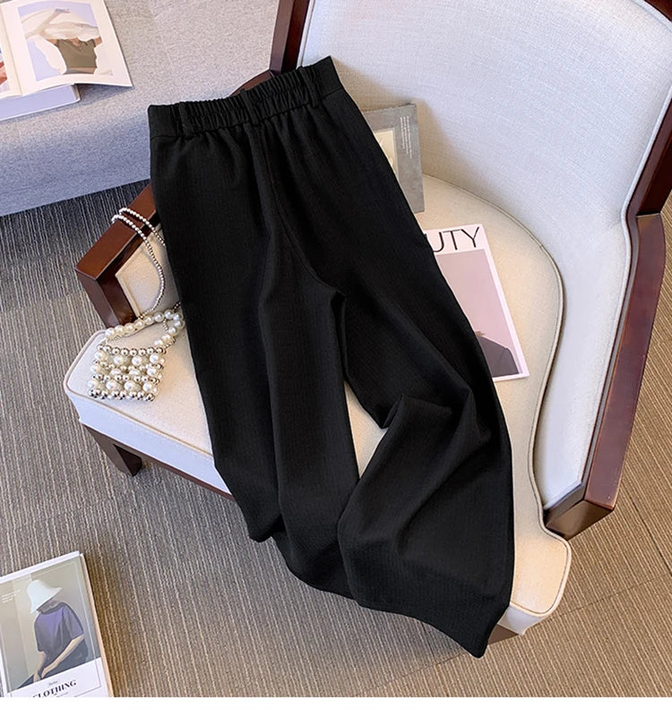 Women's clothing 2025 summer new style small suit tassel jacket and fashionable casual pants two-piece set for women