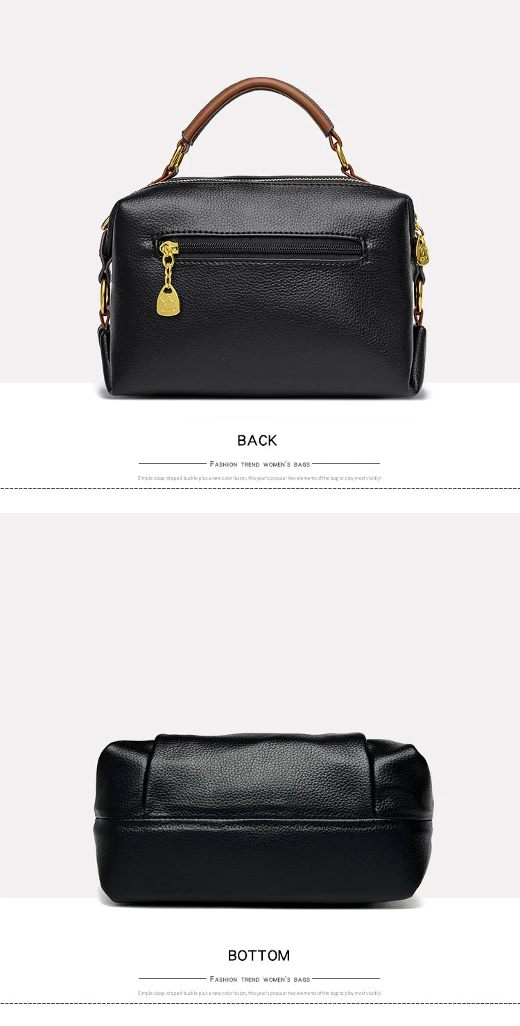 Luxury Designer Leather Shoulder Crossbody Bags for Women 2025 High Quality Ladies Fashion Handbags Female Messenger Sac A Main