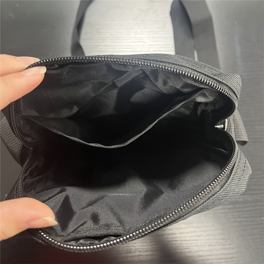 Purple Butterfly Crossbody Bags Outdoor Travel Multifunctional Phone Bag Street Style Cool Messenger Bag