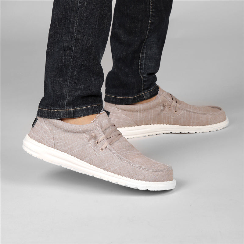 Mens Denim Loafers - Ultra-Breathable, Super Casual Slip-On Shoes for Walking, Comfortable Sneakers for Daily Wear and Outdoor Activities