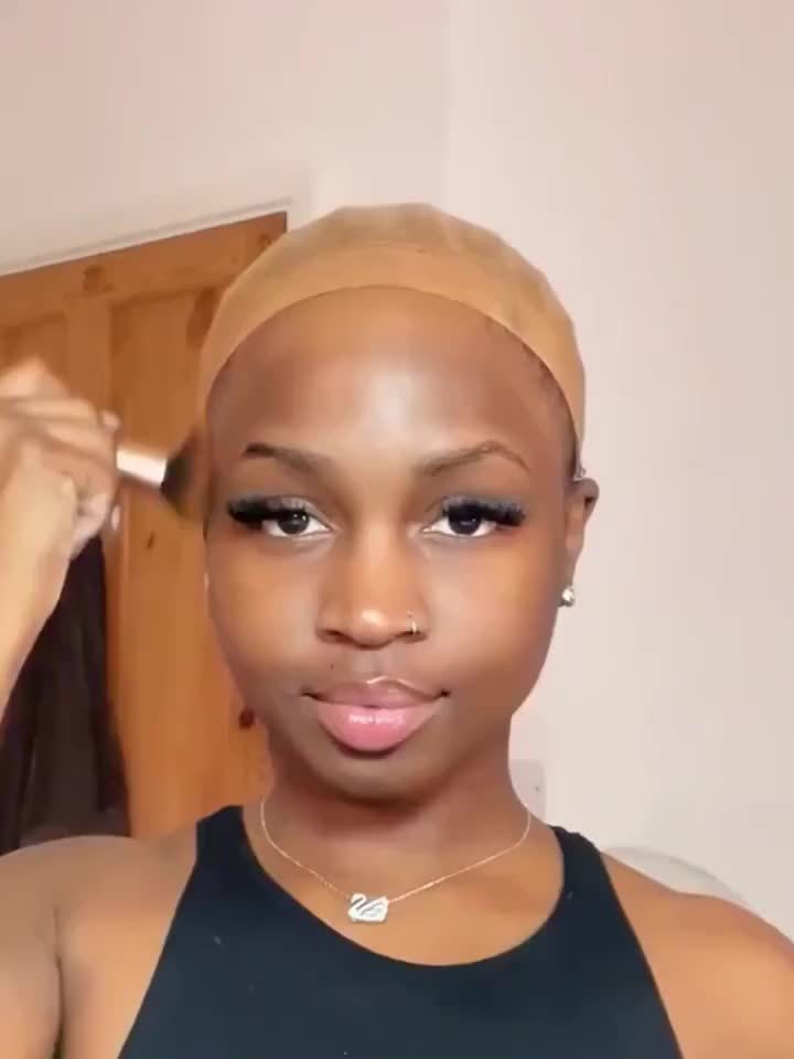 13x4 HD Lace Front Peruvian Remy Human Hair Wigs - Bone Straight Glueless Transparent Ombre Brown P4/27 - 28 30 32 Inch Lace Closure Wig Pre Plucked Colored Wig