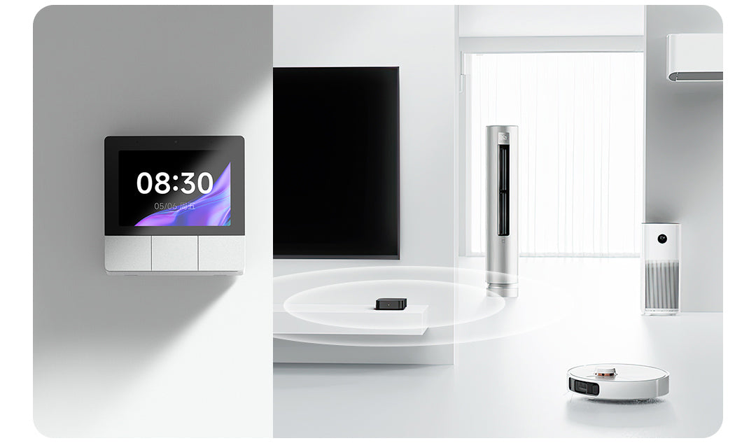 Xiaomi Smart Home Panel 3.32 inch Touch Screen Bluetooth Mesh Gateway Traditional 86 spec UI Custom Interaction Work with mihome