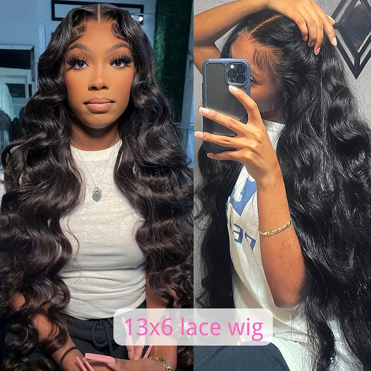 250% Density 13x6 Transparent Lace Front Human Hair Wigs For Women 16-34Inch Brazilian Remy Body Wave Glueless Wig Lace Closure Wig