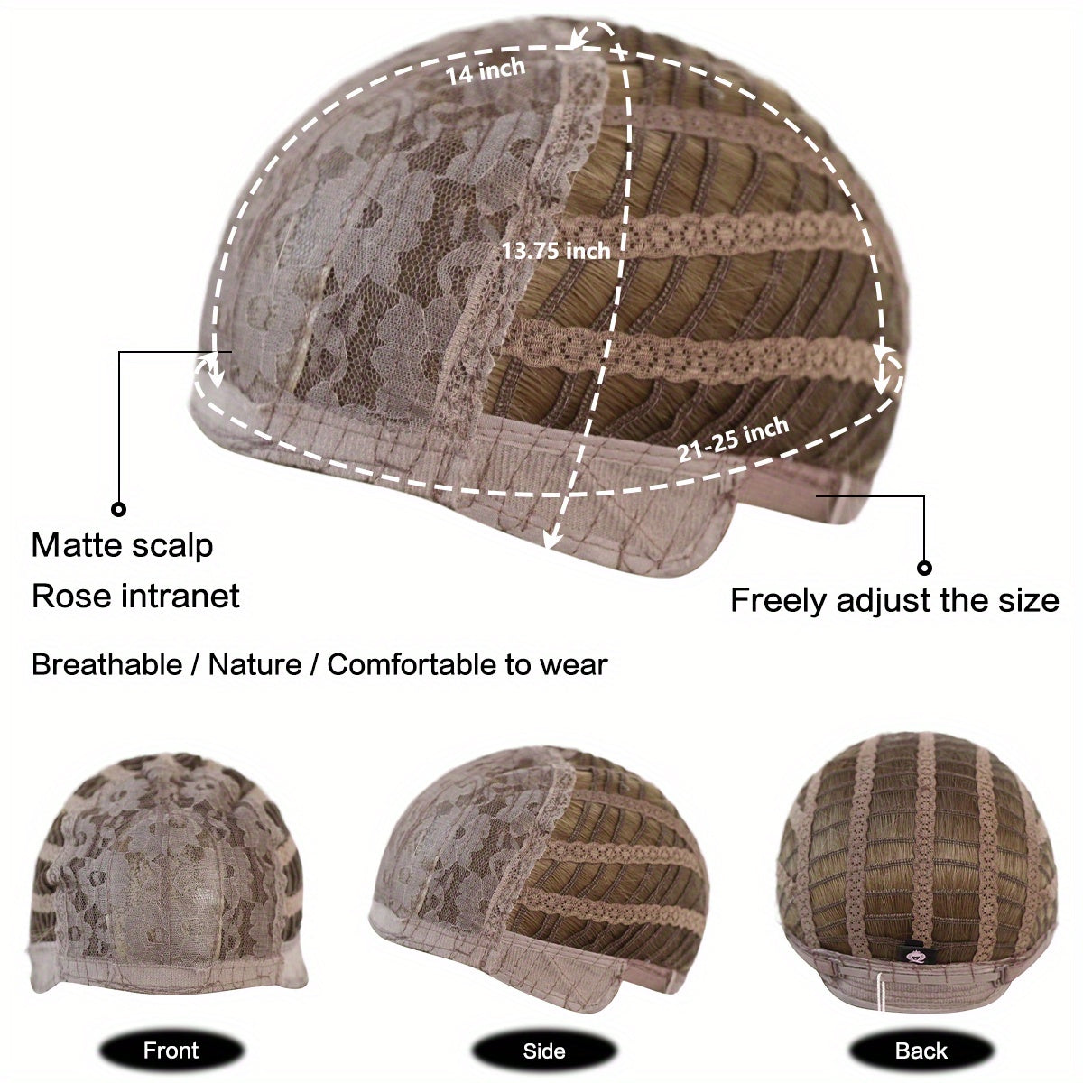 Long Straight Brown Wig For Women Daily Cosplay Use Natural Synthetic Layer Wigs With Bangs Heat Resistant High Quality