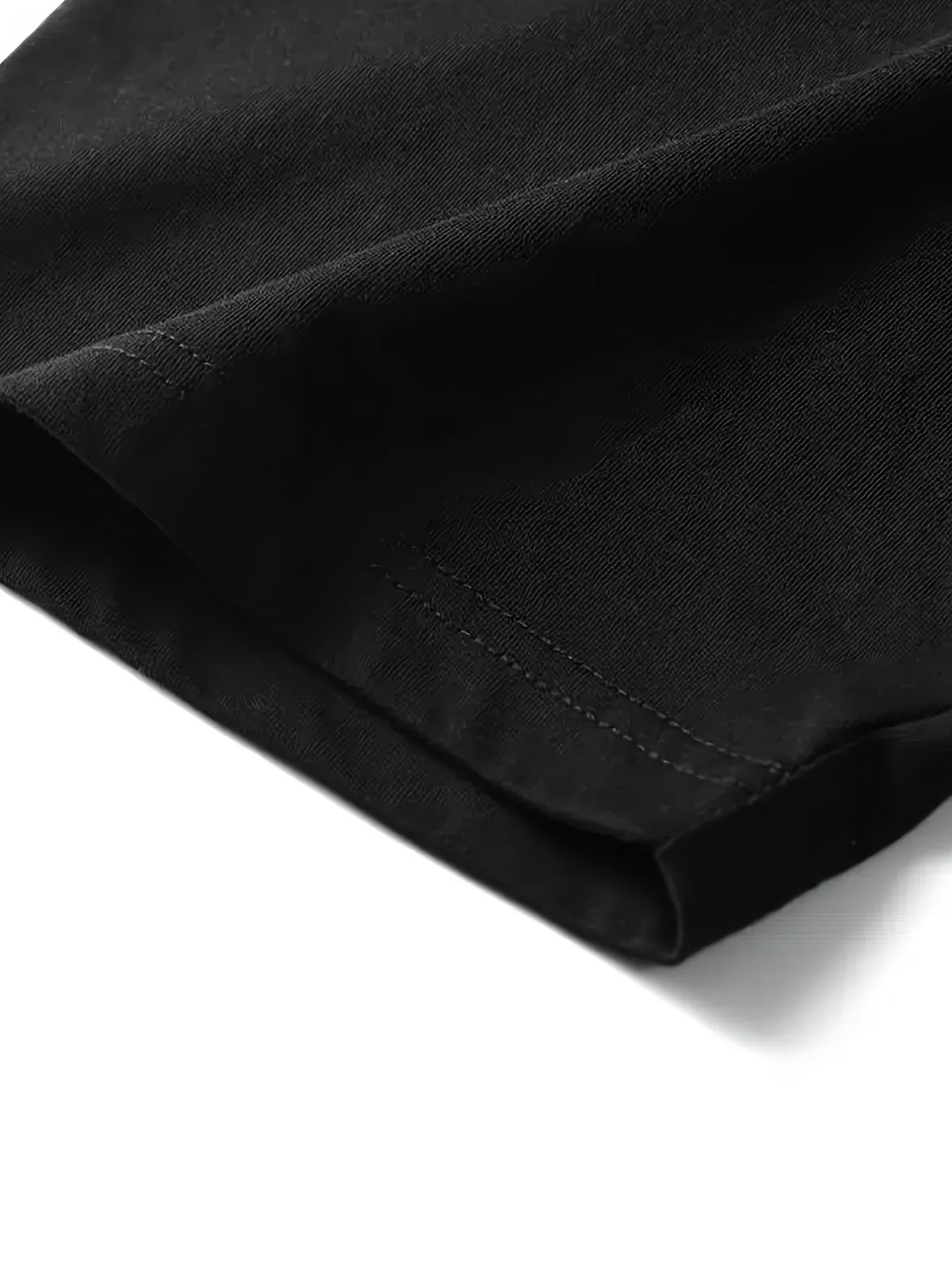 Mens 2 Piece Fashion Outfit Set - Bold Line Pattern Tee & Drawstring Sweatpants - Casual, Comfortable, and Stylish