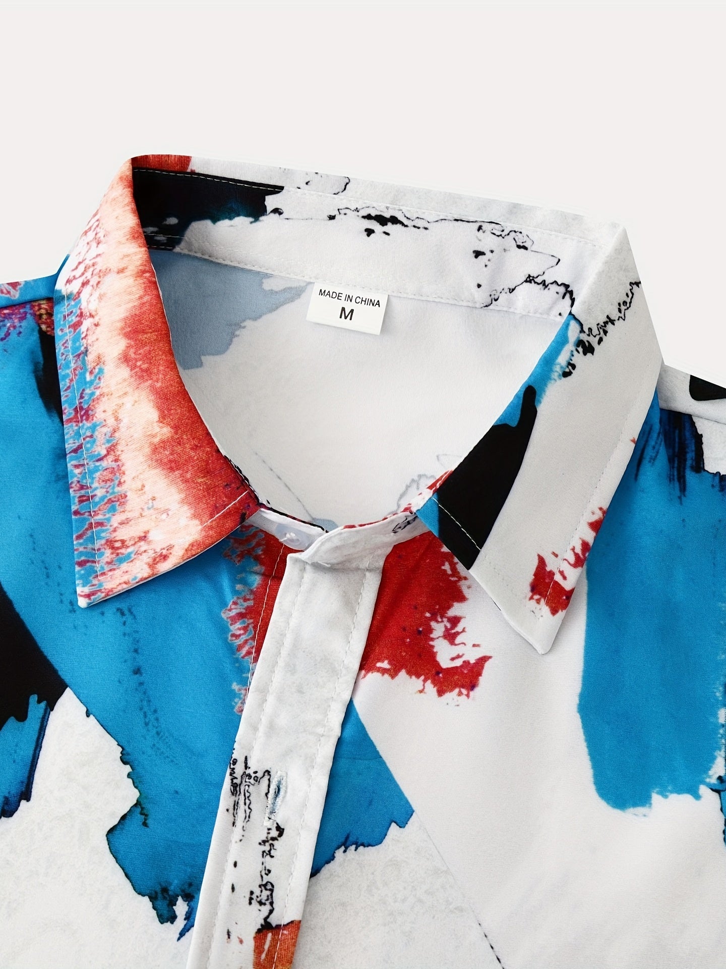 Mens Palm Tree & Lobster Paradise Short Sleeve Hawaiian Shirt - Lightweight, Comfortable, Perfect for Summer Beach Vacations