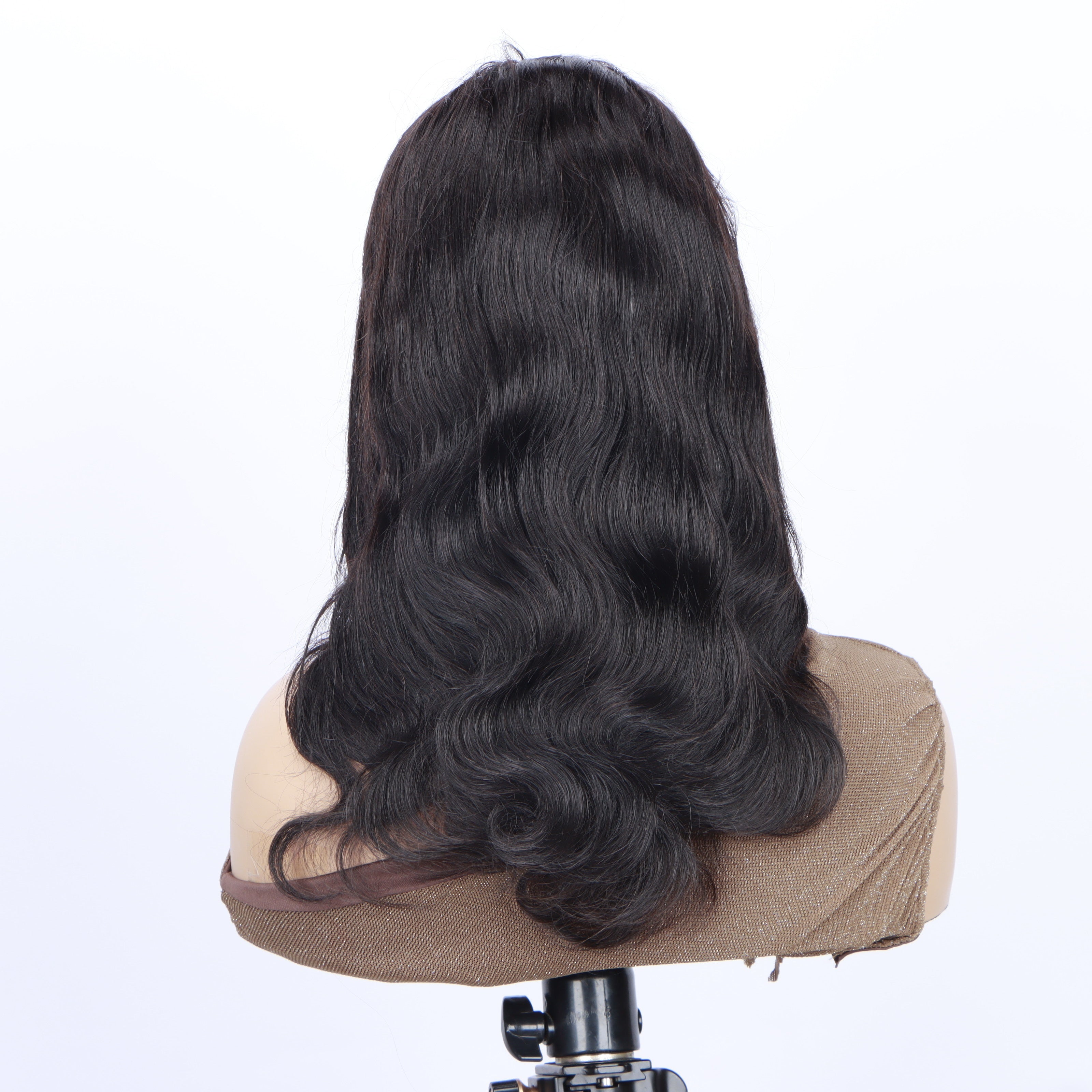 Glueless Body Wave Bob Wig 13X4 Transparent Lace Frontal Wig Brazilian Human Hair Wigs For Women 180% Density