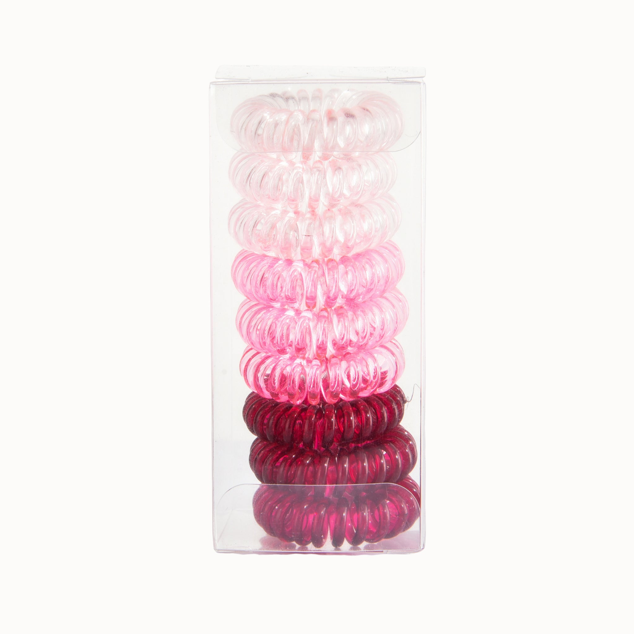 9 Pcs Spiral Hair Ties No Crease, Coil Hair Ties, Phone Cord Hair Ties, Women Ponytail Holder Elastics