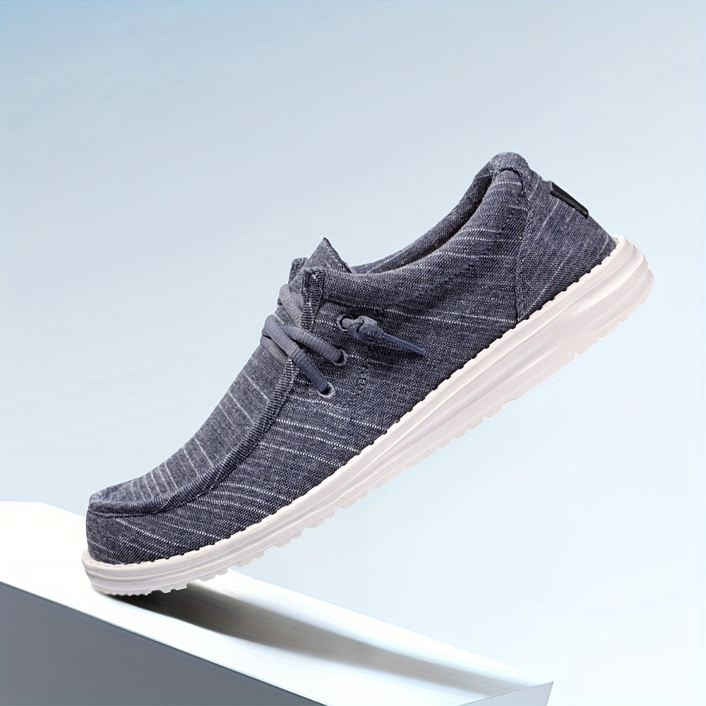 Mens Denim Loafers - Ultra-Breathable, Super Casual Slip-On Shoes for Walking, Comfortable Sneakers for Daily Wear and Outdoor Activities