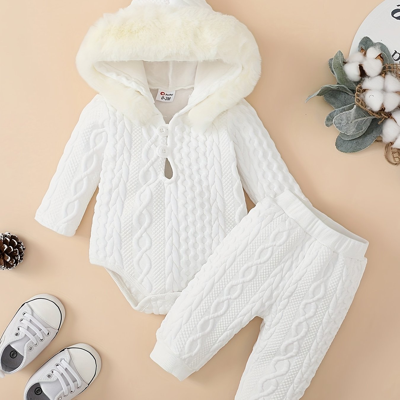 Baby Clothing Sets Girls Hoodie Long Sleeve Romper And Pants Outfit Toddler Baby Girl Fall Winter Outfits