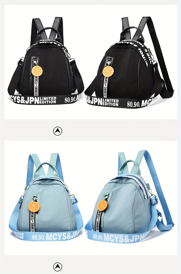 MezyTicky Women's Backpack, Lemon Decorative Shell Bag, Girl Casual Shopping Oxford Cloth Bags