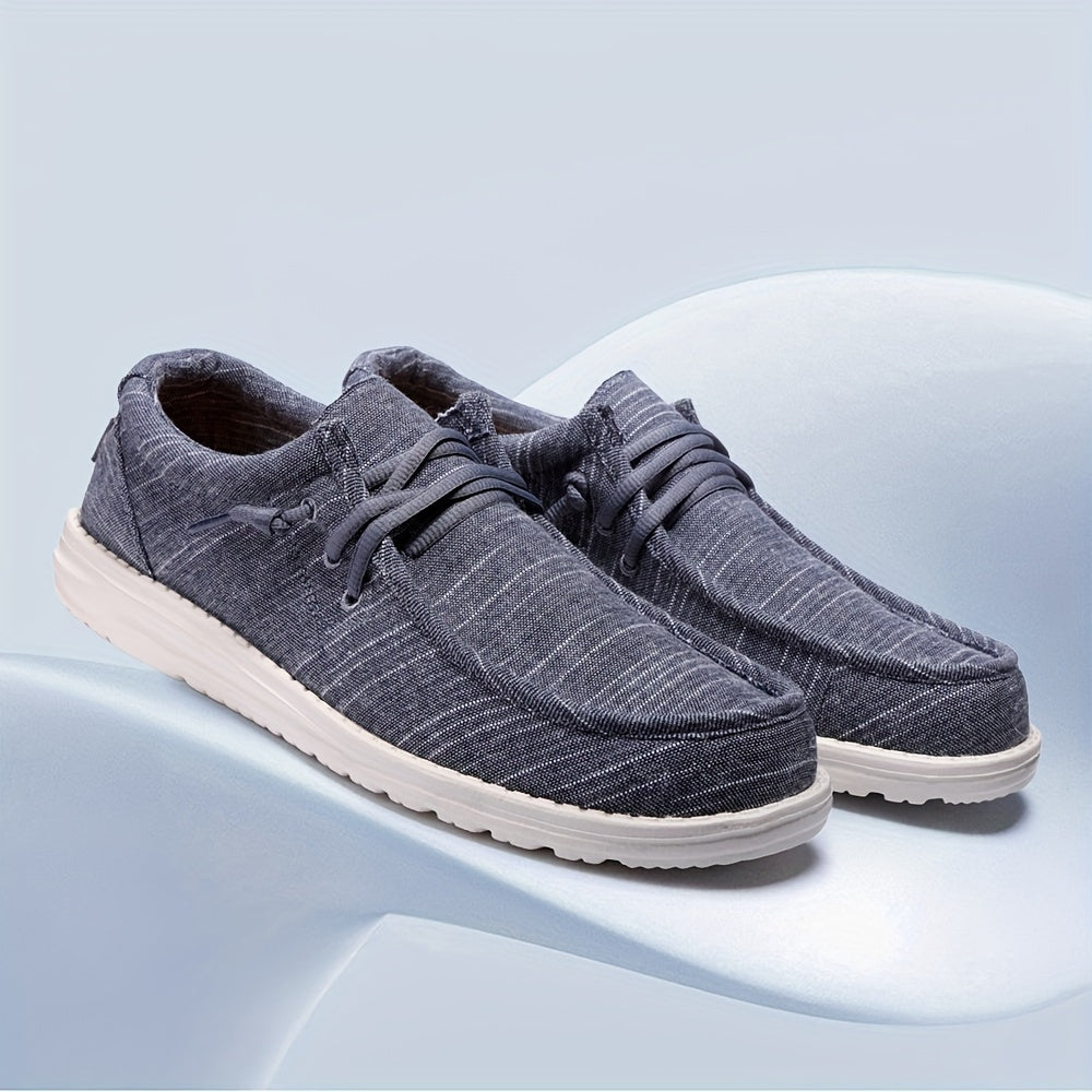 Mens Denim Loafers - Ultra-Breathable, Super Casual Slip-On Shoes for Walking, Comfortable Sneakers for Daily Wear and Outdoor Activities