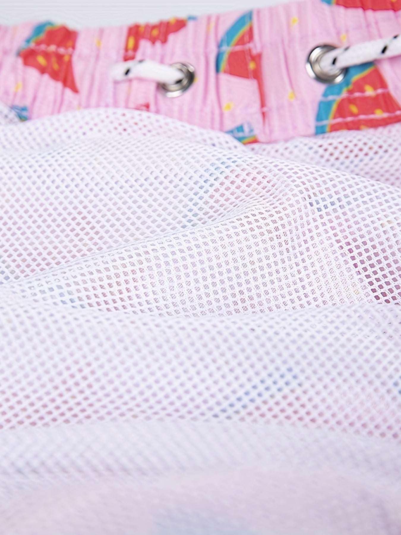 Mens Watermelon Print Hawaiian Shorts - Ultra-Comfortable Quick Dry Swim Trunks with Pockets & Drawstring Waistband - Durable Cartoon Pattern for Fun Summer Vacation, Beach & Pool Outings